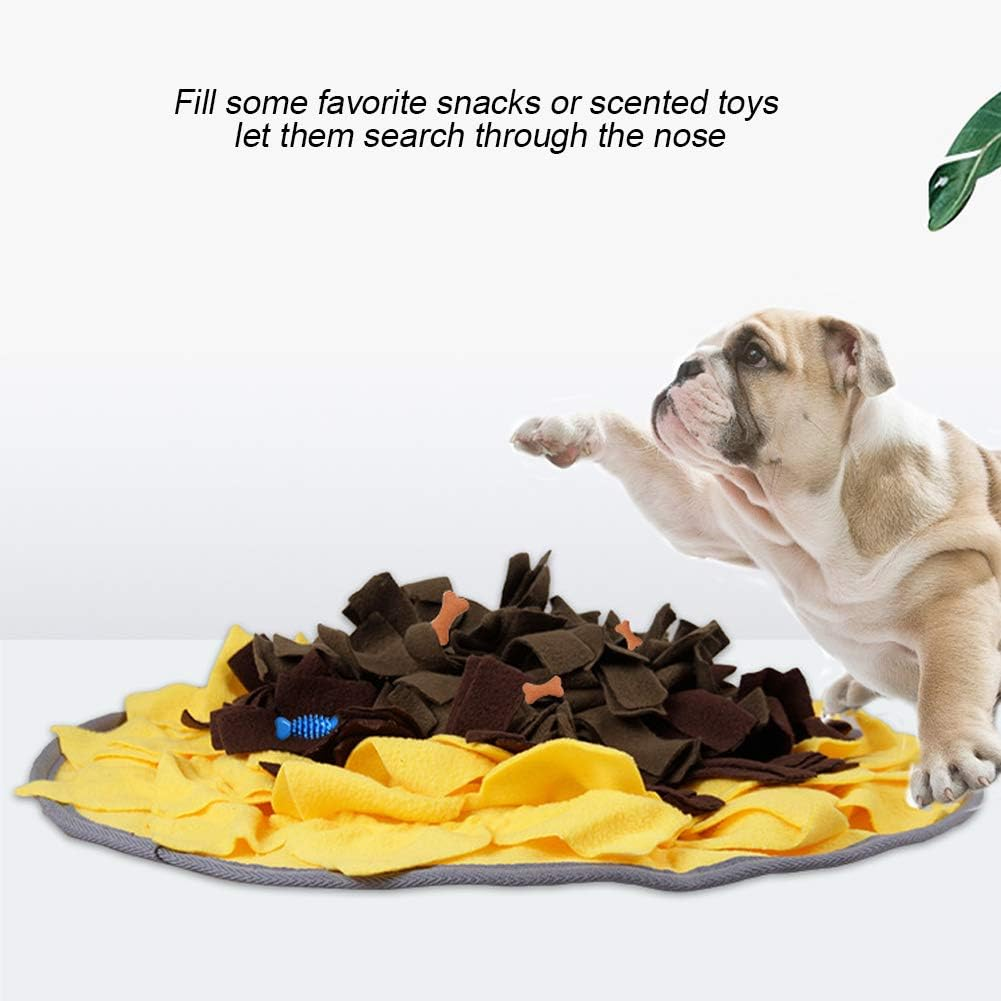 Premium Plush Pet Foraging Mat for Dogs & Cats,Interactive Indoor Sniffing & Food Search Pad,Cognitive Development Training Mat Perfect for Pet Owners Seeking to Inspire Their Pets image number 3