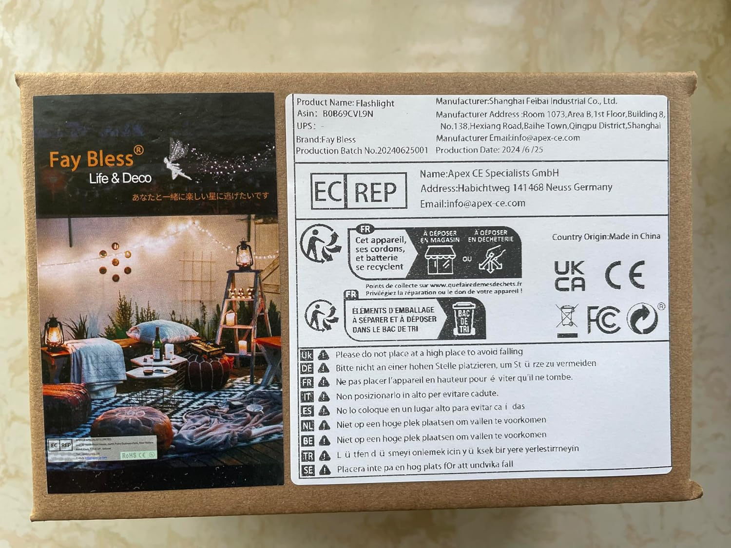 Fay Bless Blacklight Flashlights, 3 in 1 UV Flashlight Rechargeable Flashlight with Pocket Clip High Powered LED Light 7 Modes Waterproof (1Piece-With Battery) image number 5