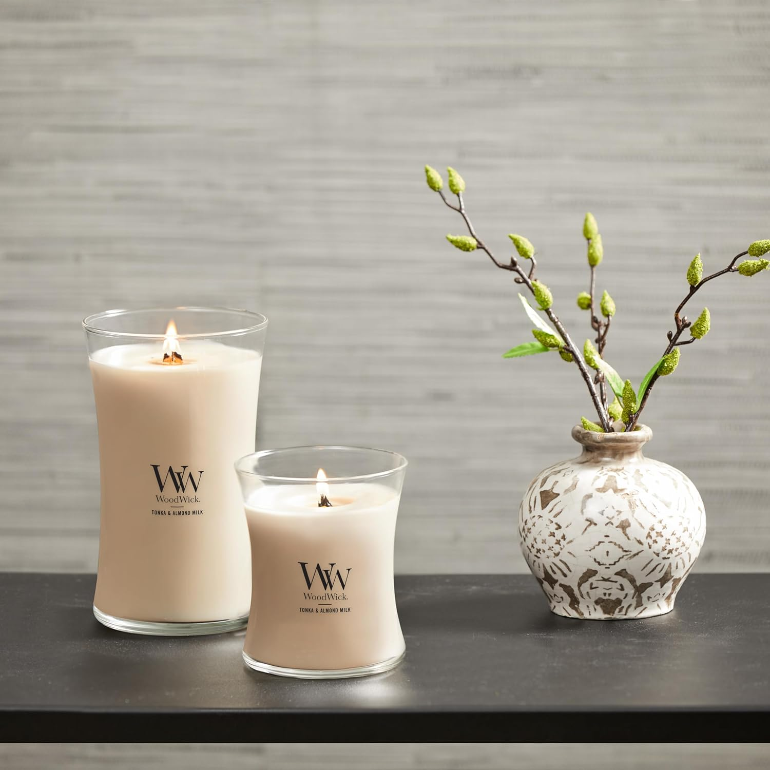 Woodwick Tonka and Almond Milk Jar Candle, Medium image number 5