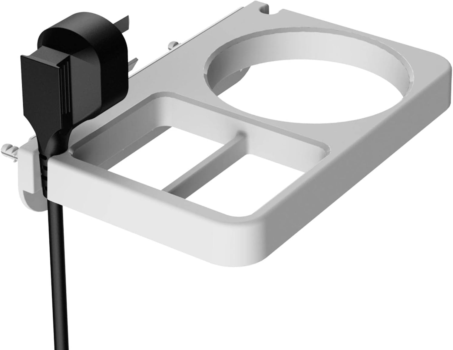 Blow Dryer Holder Wall Mounted | Hair Dryer Rack | Hair Tool Organizer Rack, Wall-Mounted Blow Dryer Holder Rack for Hair Dryer, Flat Iron, Curling Wand image number 1