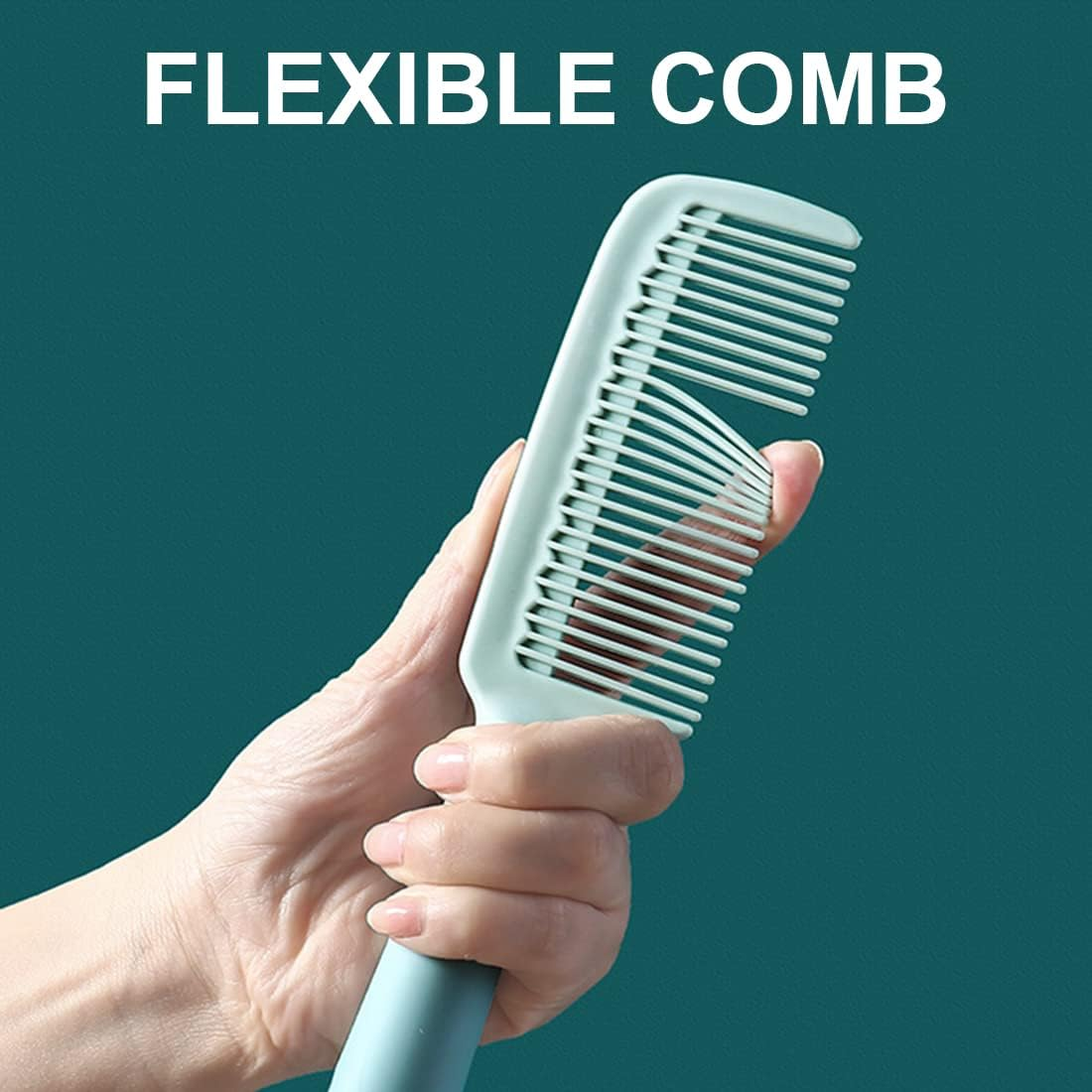 IUDWCG 2 Pcs Hair Comb Silicone Comb Anti-Static Comb Anti-Break Cute Cartoon Student Girls Anti-Static Children Adults