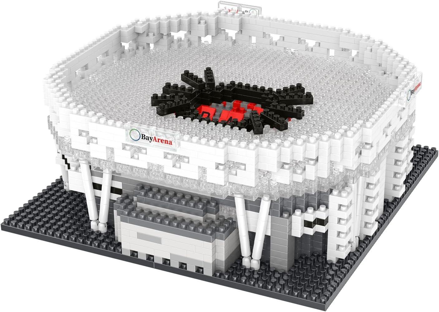 FOCO Official Licensed Bayer 04 Leverkusen FC Bayarena BRXLZ Bricks 3D Mini Football Stadium Construction Set image number 6