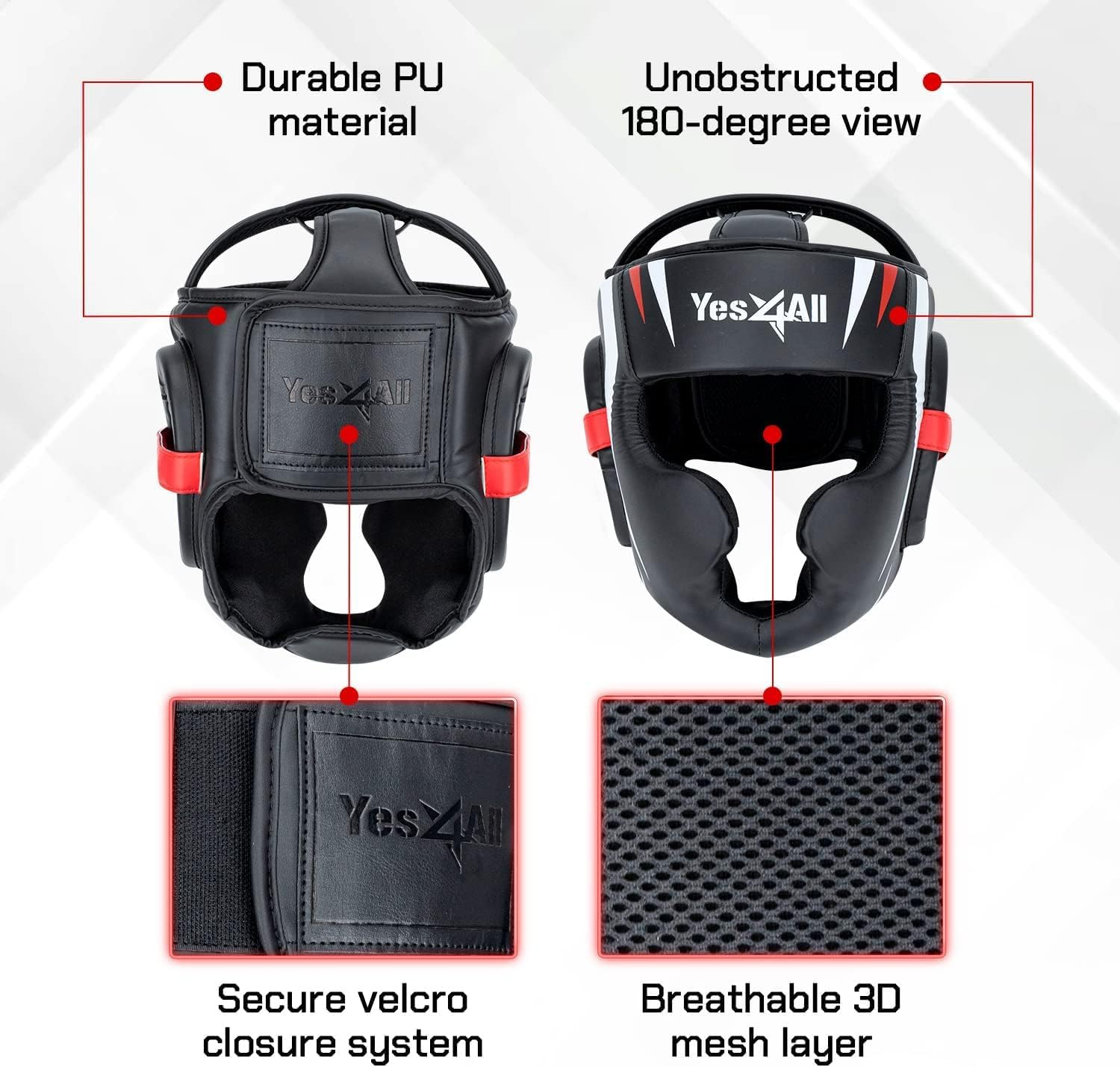 Yes4All Headgear Full Face - B. Large image number 5