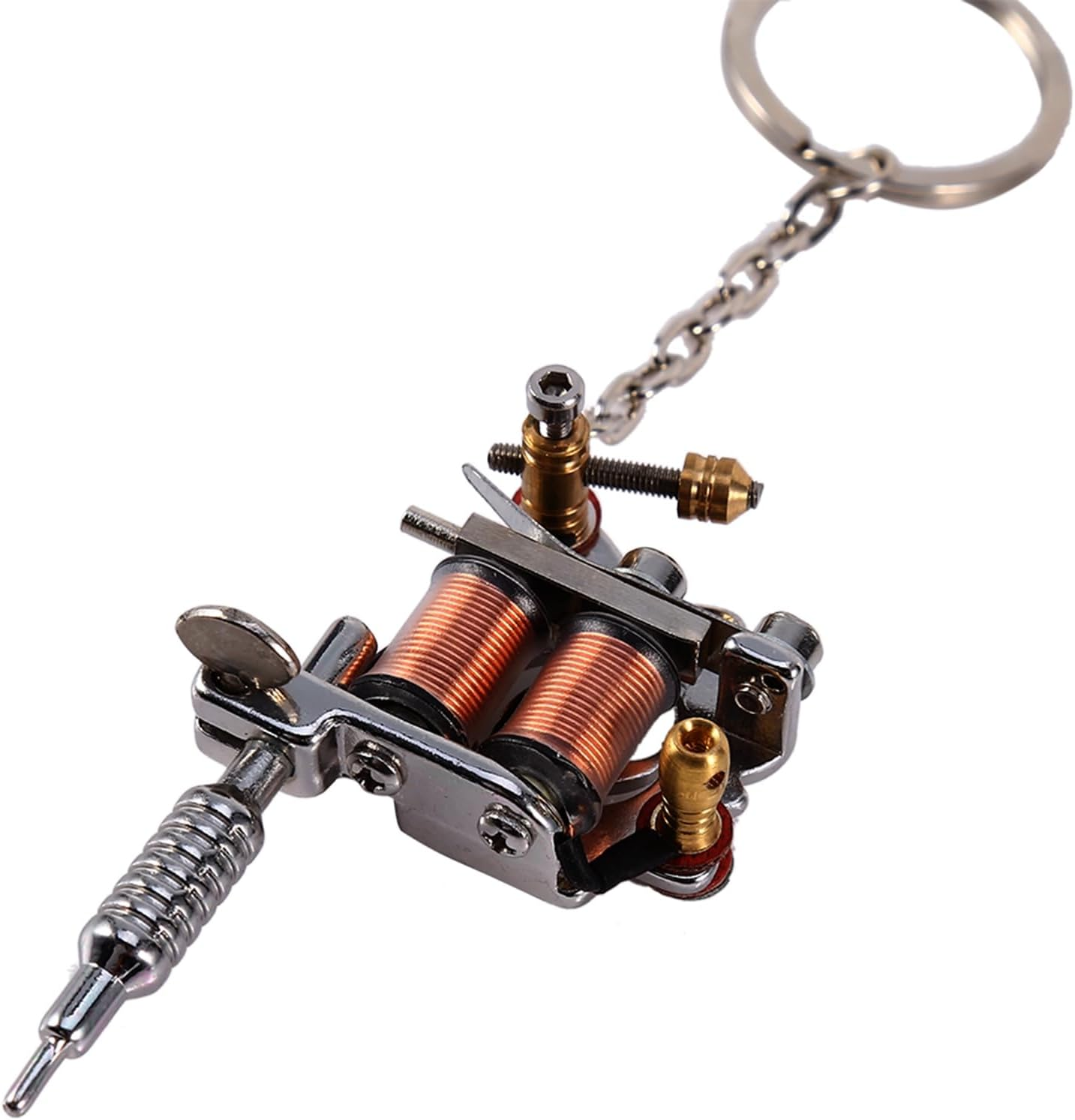 Zenithaur Mini Machine Keychain, Portable Supply Keychain, Outlast Gun Keychain for Lovers and Artists image number 1