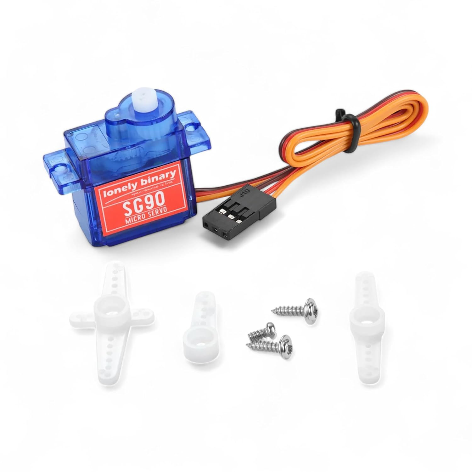 12-Pack SG90 180&deg; Angle Controllable Mini Servo Motors for RC Robot Arm Helicopter Airplane Car Boat Control and Arduino, Raspberry Pi, ESP32 Projects image number 2