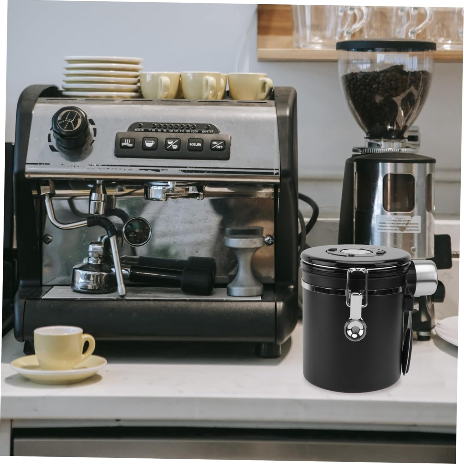 CIYODO Coffee Bean Storage Jar Sealed Canister Food Storage Container for Home Airtight Lid for Coffee Beans