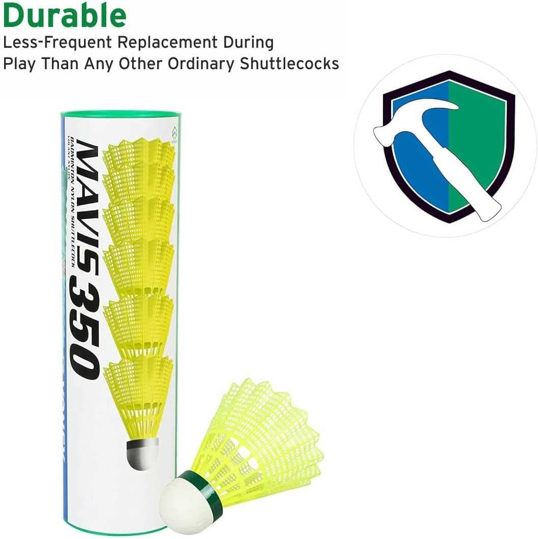YONEX Mavis 10 Nylon Badminton Shuttlecock 6 Pack image number 2