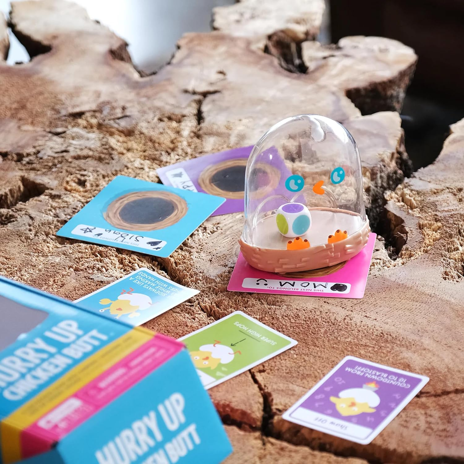 Venross Exploding Kittens Hurry up Chicken Butt a Hot-Potato Game with Jumping, Laughing, and Lots of Animal Noises! (And Secretly...A Little Bit of Exercise) | 2-6 Players | Card Game