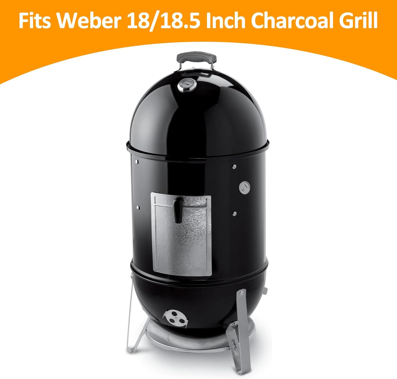 Cooking Grate for Weber 18'' Charcoal Grills, Charcoal Grill Grate Fits for Weber 18" Inch Smokey Mountain Cooker Charcoal Smoker Grills, Replacement for Weber 7432 85042 83013 Parts, 3 Pack image number 1