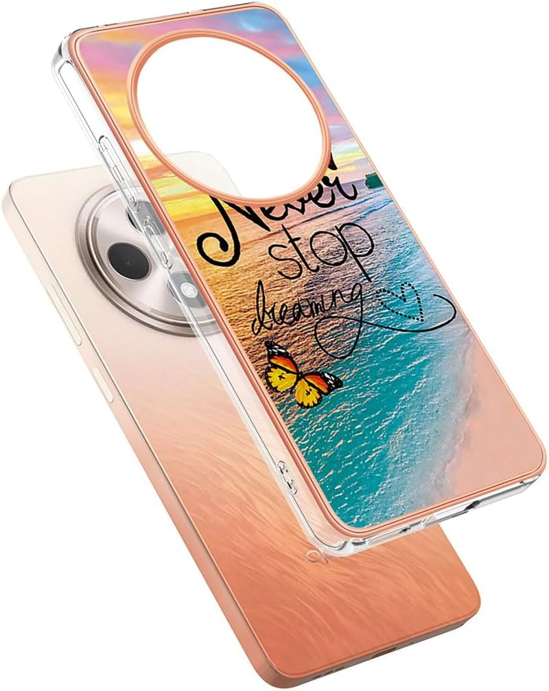 SEAHAI Case for OPPO Reno 12F 4G / OPPO Reno 12 FS 5G (Reno12 F 5G), Colourful Pattern Ultra Thin Shiny Soft Silicone TPU Shockproof Mobile Phone Case Cover Flexible Mobile Phone Case Protective Cover image number 2