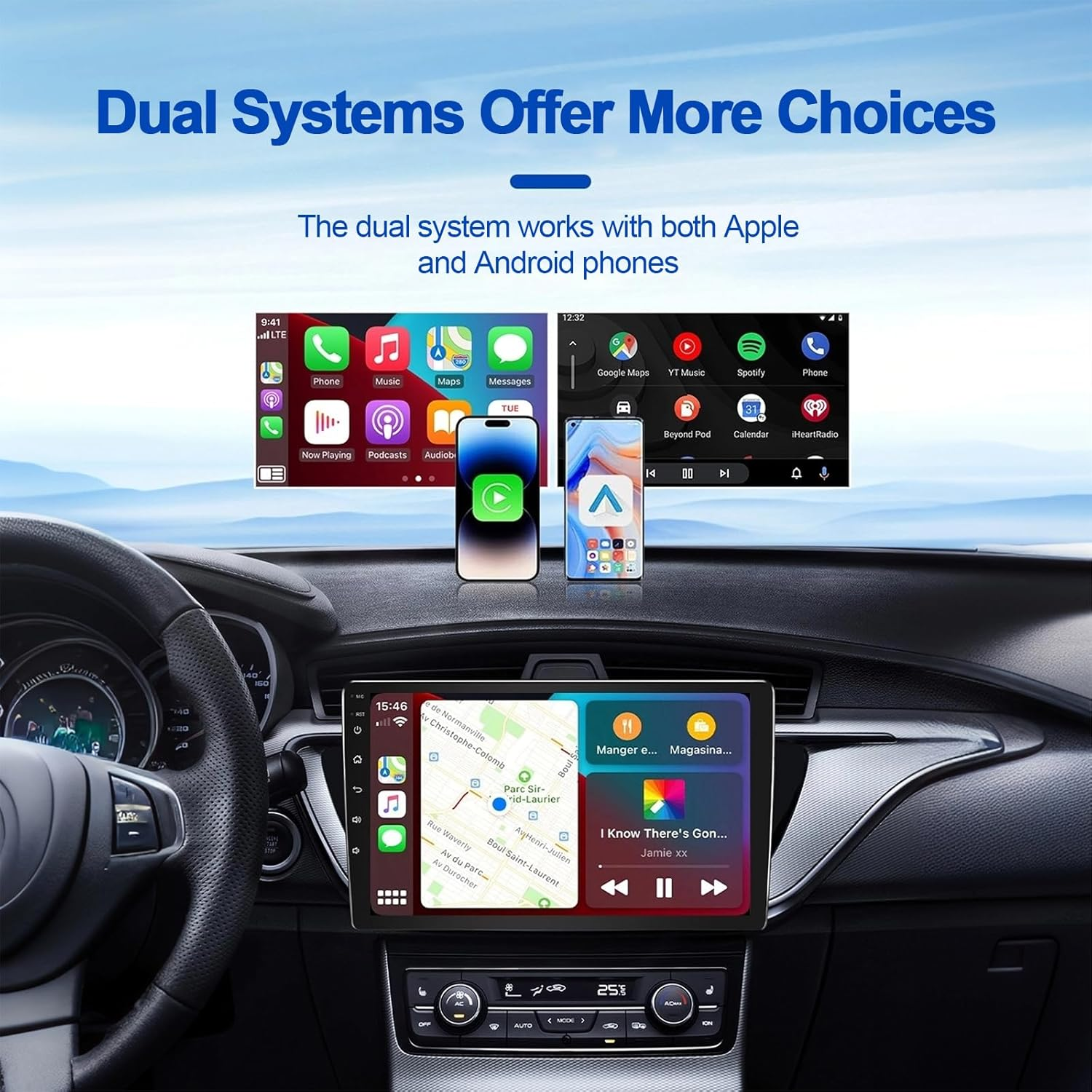 Wireless Carplay Adapter for Iphone, 5Ghz Wifi Mini Size with Extension Usb-C/Type-C,Stable Control & No Delay,Plug & Play, Fast, Stable, Connection, Easy Use Car Play for Iphone 6+, Ios 10+ image number 5