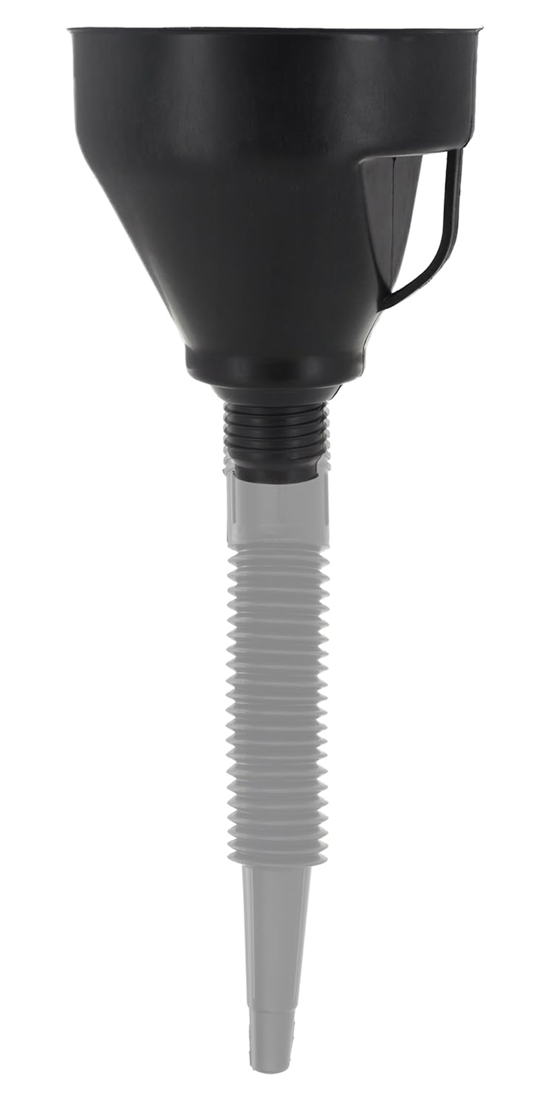 Wekster Wide Mouth Fuel Funnel with Handle - Large Plastic Automotive Funnels Long Flexible Spout Extension Removable Mesh Screen Filter for Water Gasoline Coolant Transmission Engine Oil image number 1