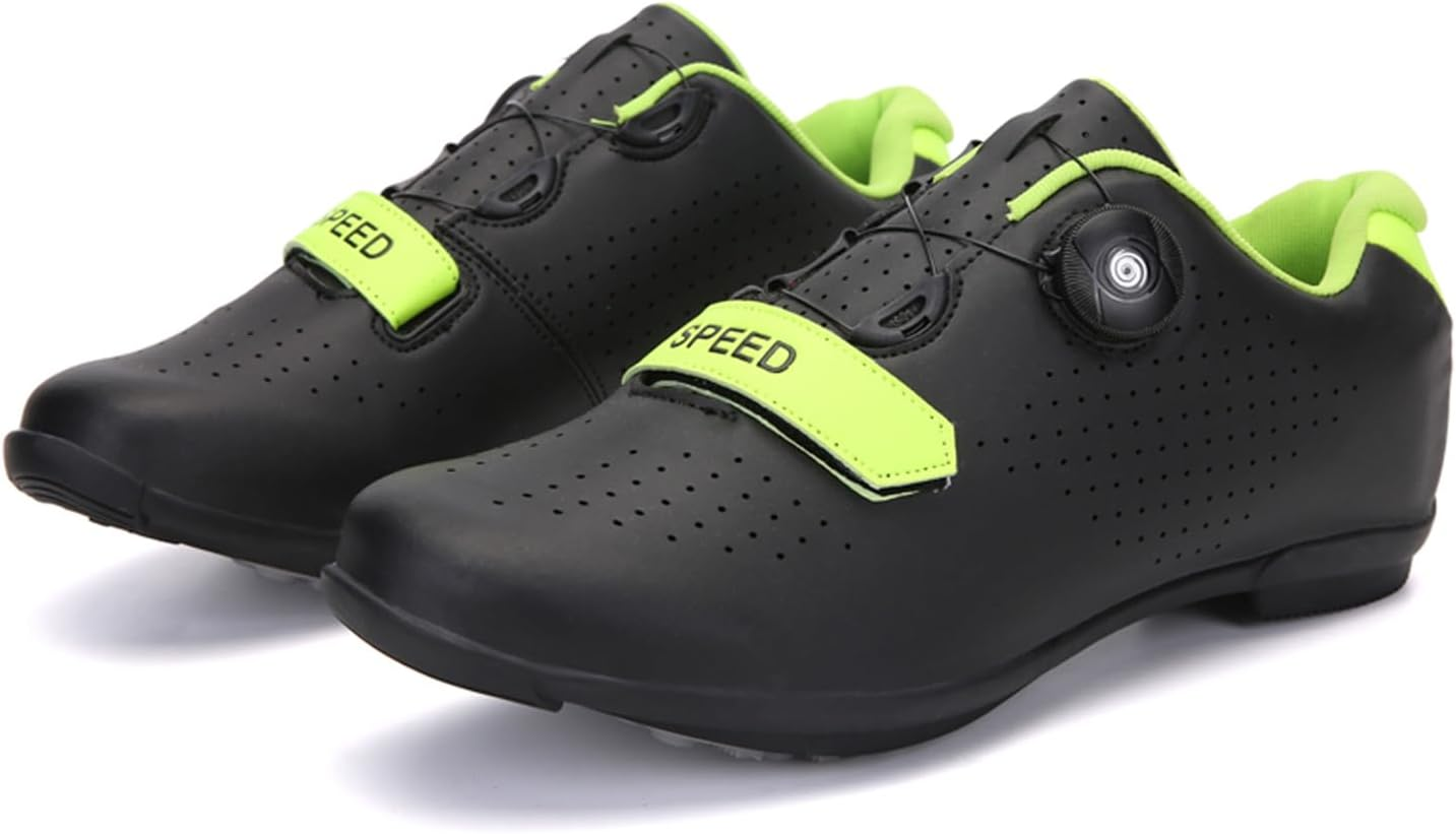 Lzqpearl Fahrradschuhe Herren, Rennrad Und Mountainbike Schuhe Mit Gummisohle, Atmungsaktive, Rutschfeste No-Lock Fahrradschuhe Mit Schnell Rotierendem Schn&uuml;rsenkelsystem image number 2