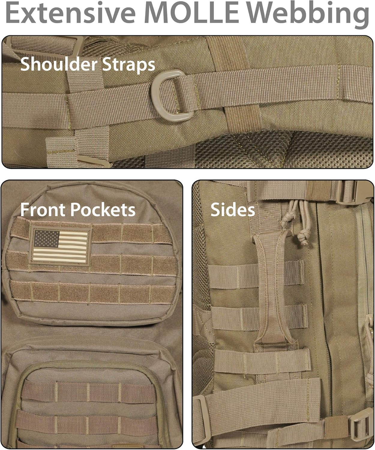Rockland Military Tactical Laptop Backpack image number 6