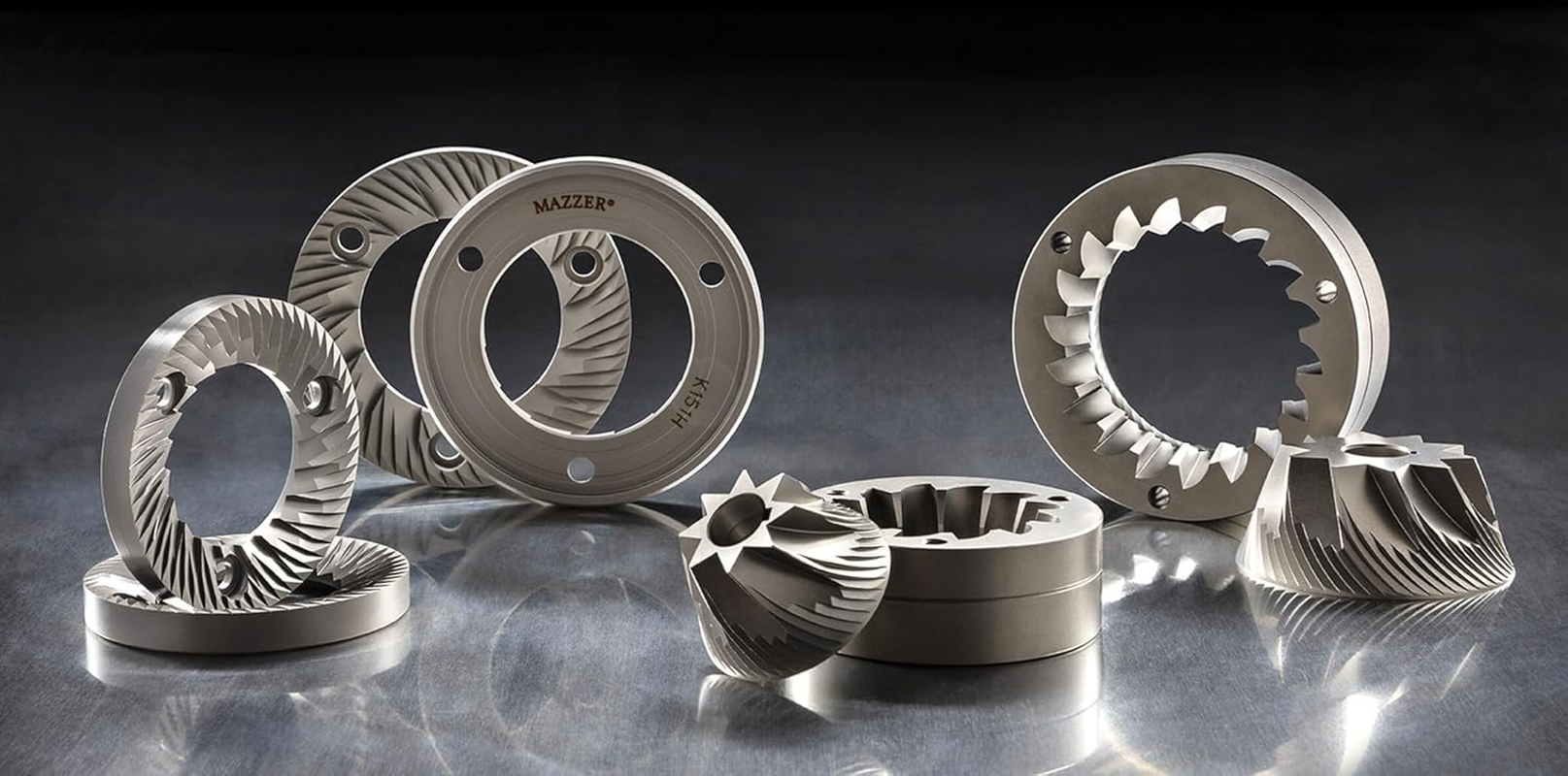 Mazzer OEM 233M Router Bits - Set of 64Mm Burrs for Super Jolly and Other Coffee Grinders