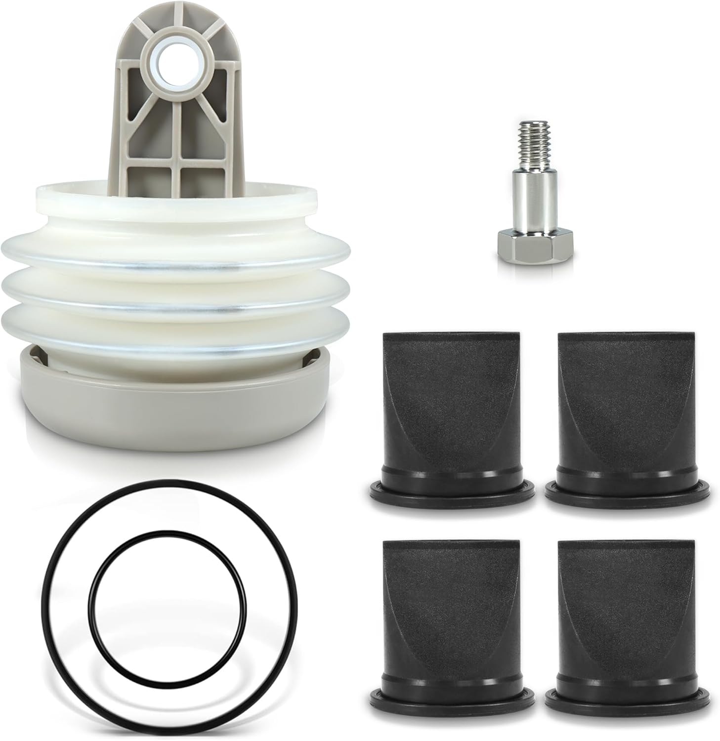 385230980 Pump Bellow Kit with Duckbill Valve and O-Ring Kit Replace for S, T, J Series Vacuum Pump Fits for Dometic Sealand RV and Boat Toilet Vacuflush Parts image number 2