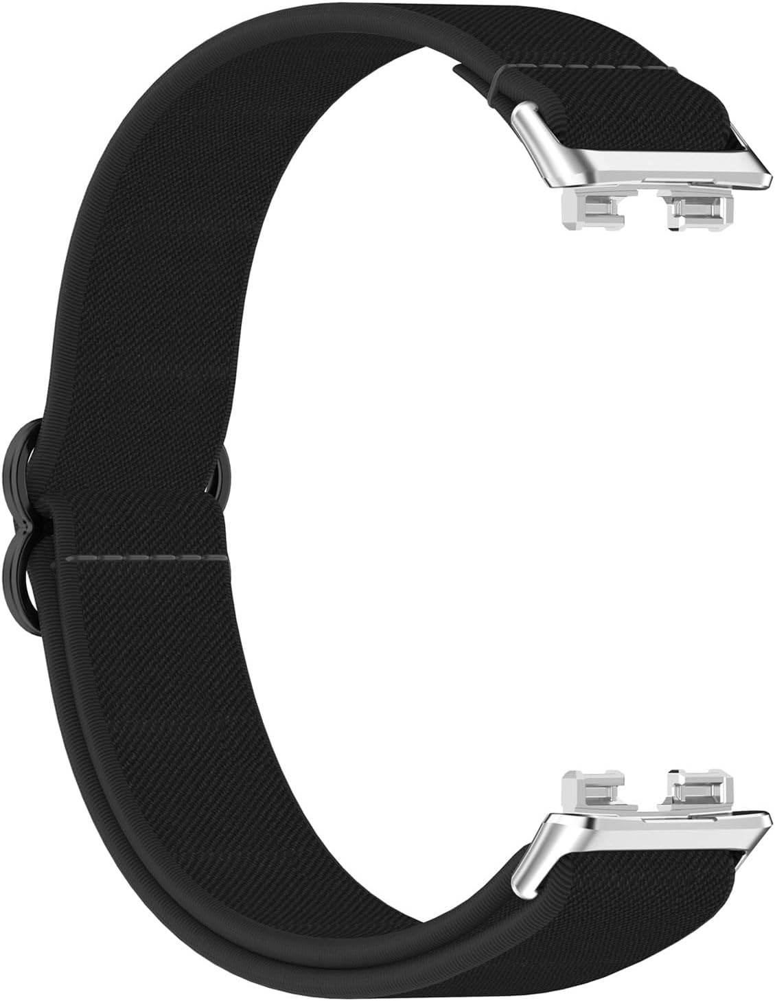 HOMTERN Straps Compatible with Huawei Band 10/Band 10 NFC, Band 9/Band 9 Nfc,Band 8/Band 8 NFC, Flexible Nylon Durable Smartwatch Watch Replacement Bands for Women and Man,Black, One Size, Nylon image number 4