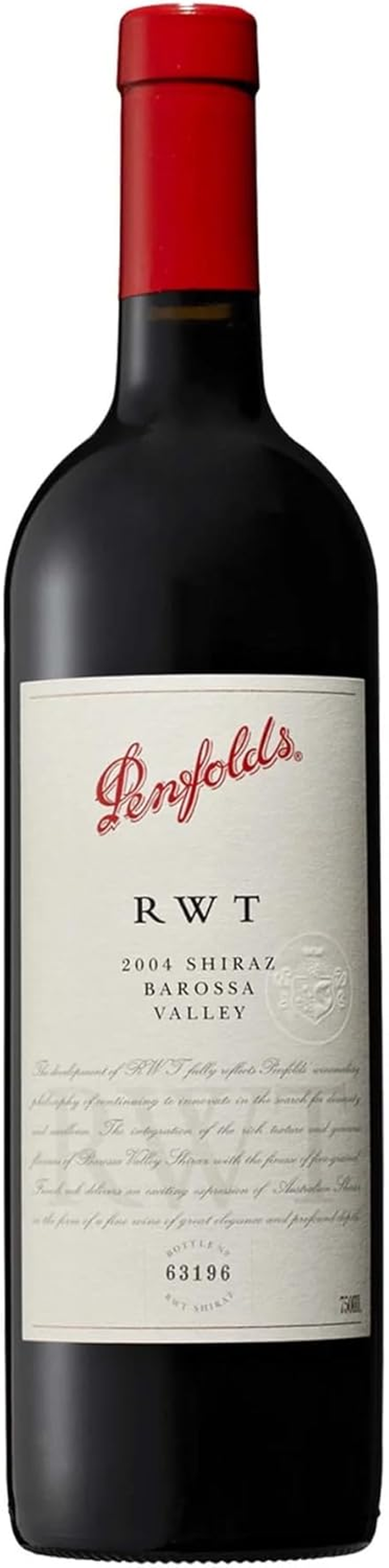 Penfolds RWT Shiraz 2004 750Ml