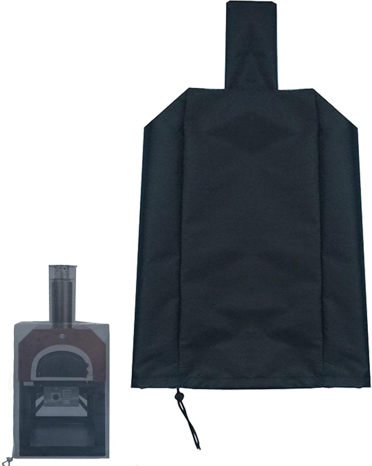 Pizza Oven Cover | BBQ Grill Cover | Furniture Dust Cover Adjustable Rope Great Protection Waterproof Coating Grill for Idle Items Oven Borato image number 3