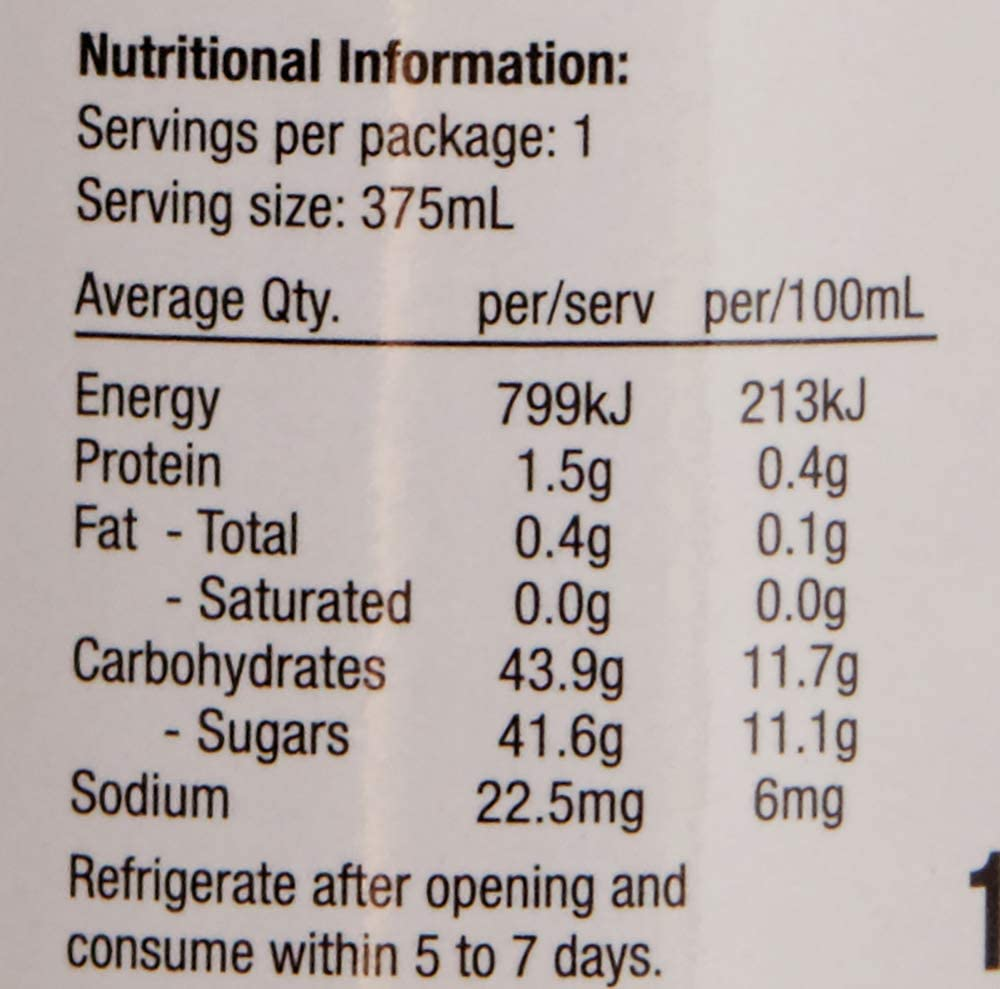 Sam'S Juice Fruit Lunch Juice, 12 Bottles X 375 Ml image number 3