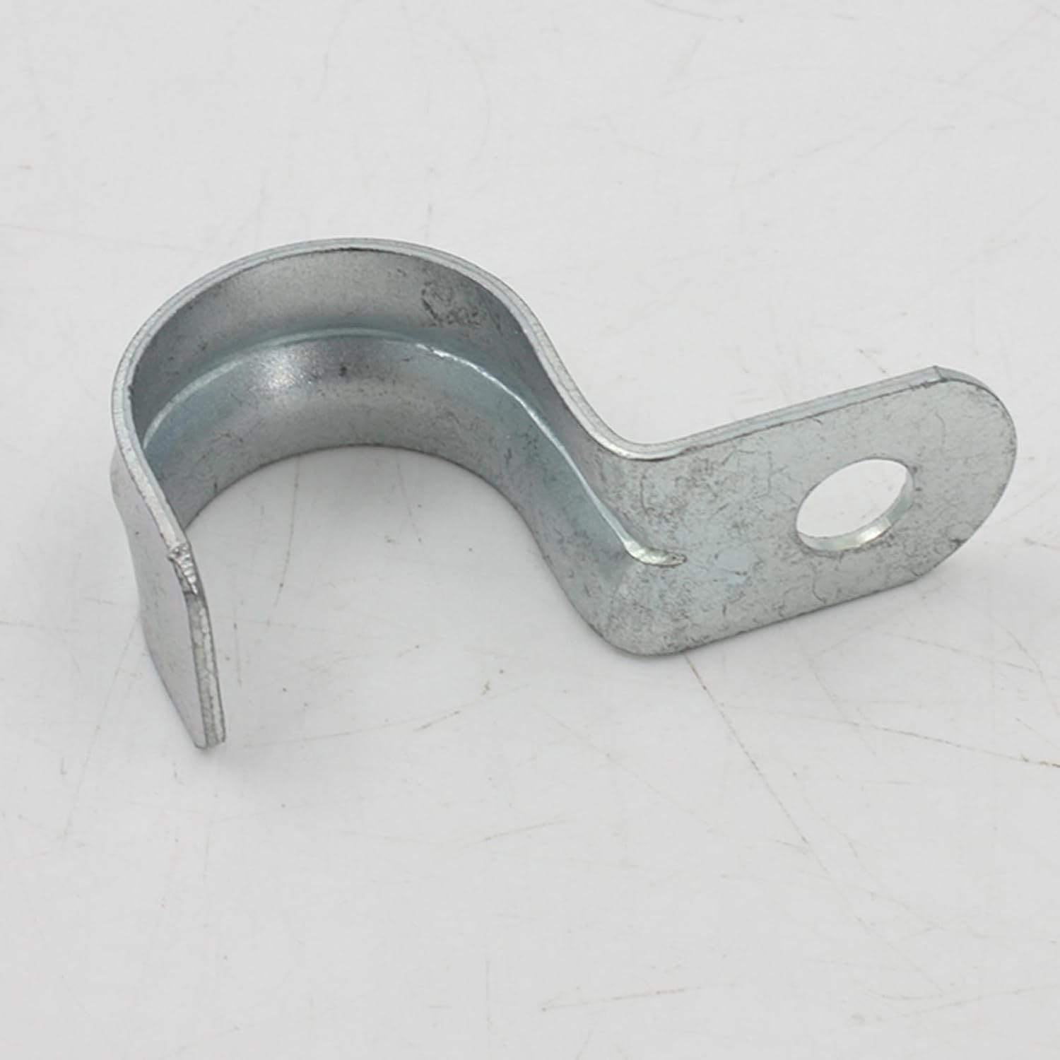 Acbbmns 100Pcs 25Mm/0.98" One Hole Pipe Straps, Metal Tube Clamp Saddle Clips, Zinc Plated Steel Pipe Clamp for Fixing Electrical Conduit or Pipes image number 3