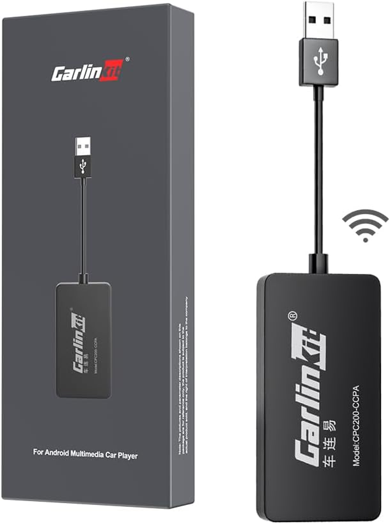 Carlinkit Aftermarket Wireless Carplay/Android Adapter, Only for Aftermarket Car Radio with Android System, Support Online Update, Apple Android Screen Mirroring, Plug & Play, Screen Mirroring image number 3