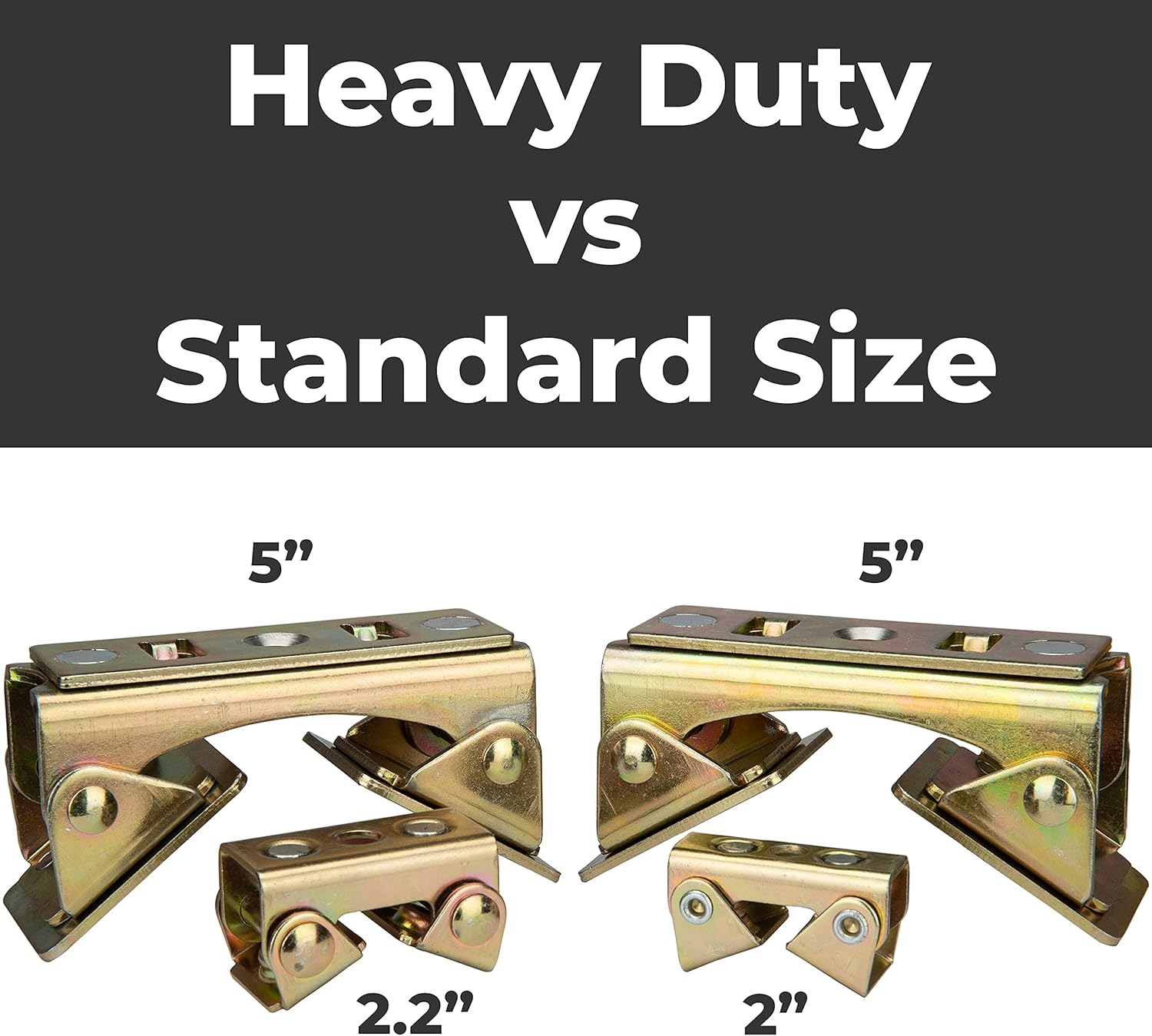 Strong Hand Tools, Magnetic V-Pads Kit, Magnets on Both Pad Face & Bottom, 4 Piece Kit (XDV4: 2 Pcs. 2", Pull Force 12 Lbs) (XFV4: 2 Pcs. 2.2", Pull Force 18 Lbs), MVDF44 image number 5
