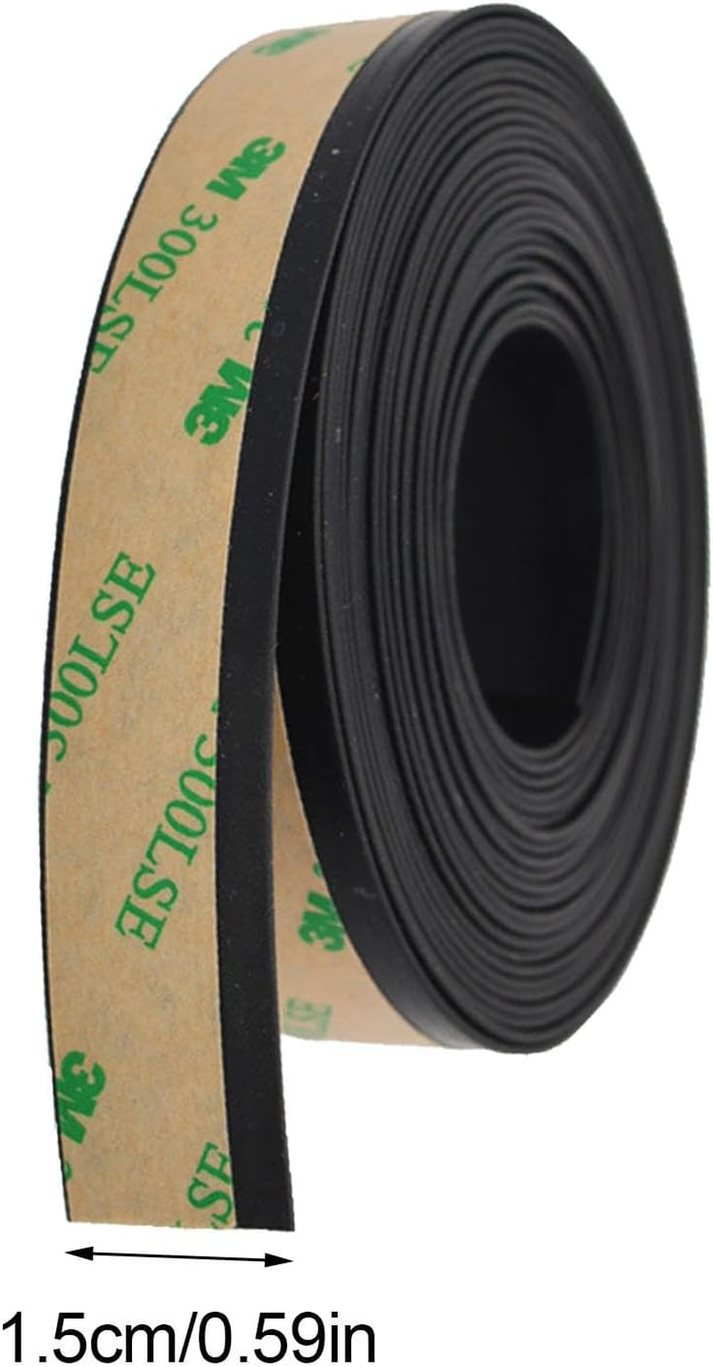 Car Window Weather Stripping | /13.12Ft Automotive Window Sealing Strip,Self-Adhesive Auto Rubber Weather Draft Seal Strip /13.12Ft image number 2