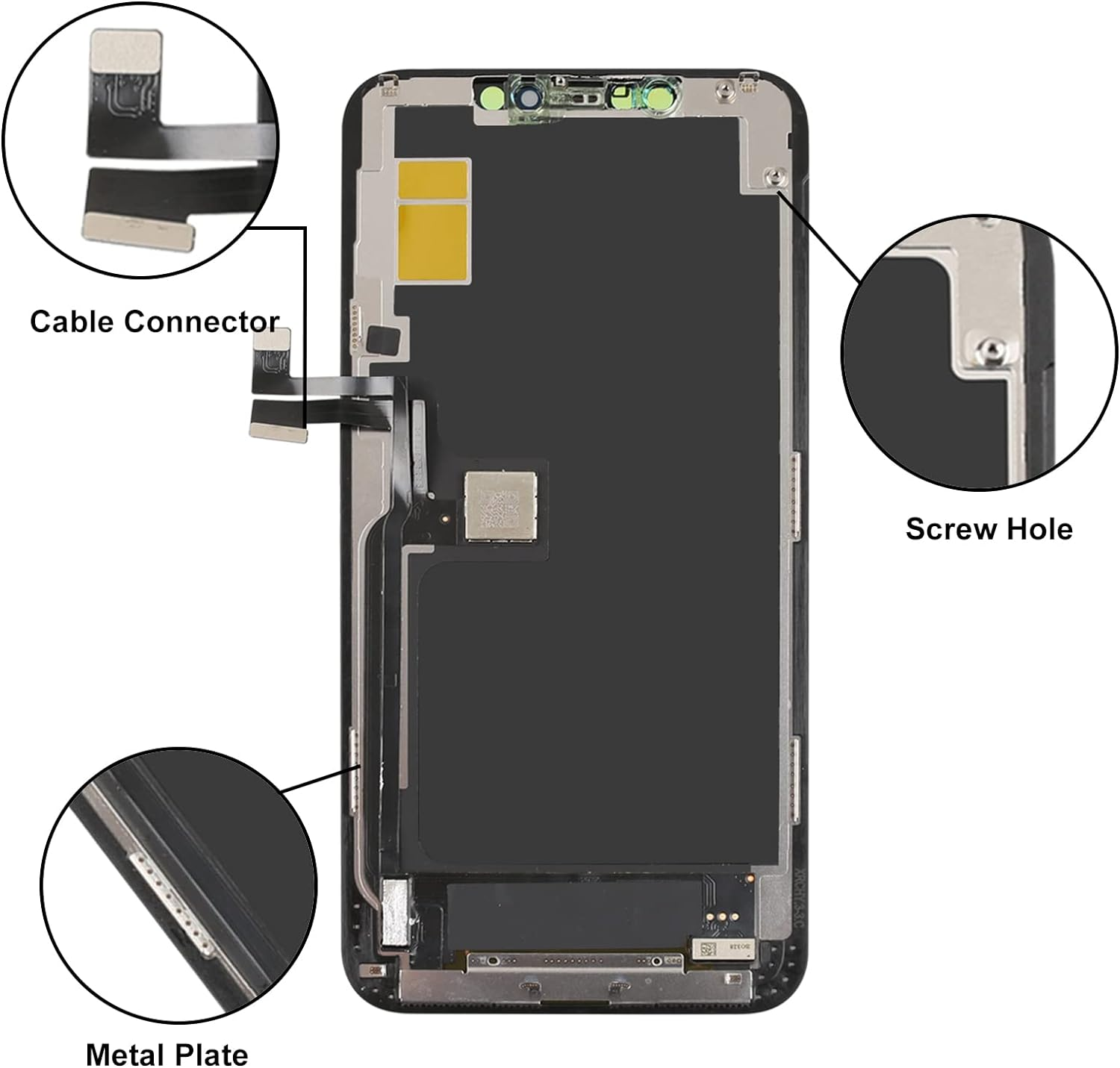 LL TRADER Screen Replacement for Iphone 11 Pro Max, 6.5'' LCD Display Touch Screen Digitizer Assembly with Full Repair Kit Adhesive Waterproof Screen Protector image number 6