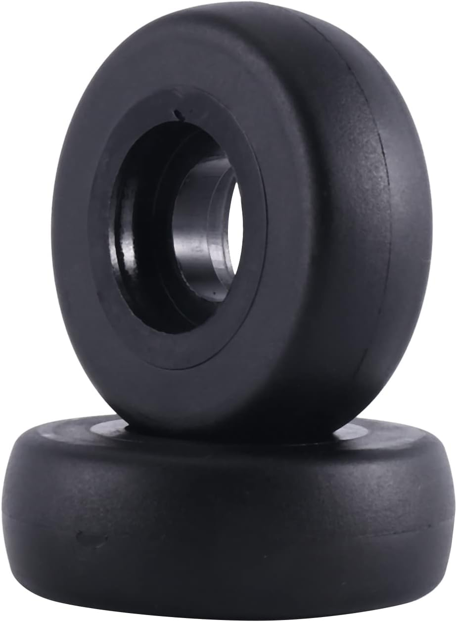 Tuperoymse 48Mm X18Mm 1 Pair Luggage Suitcase Replacement Wheels Axles Deluxe Repair Luggage Replacement Wheels Black image number 5