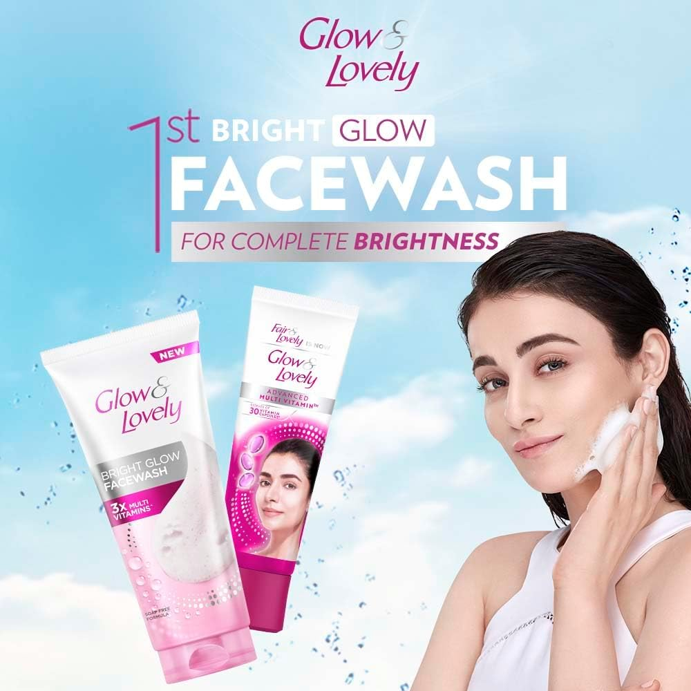 Fair & Lovely Instant Glow with Fairness Multivitamin Facial Cleansing 100Ml
