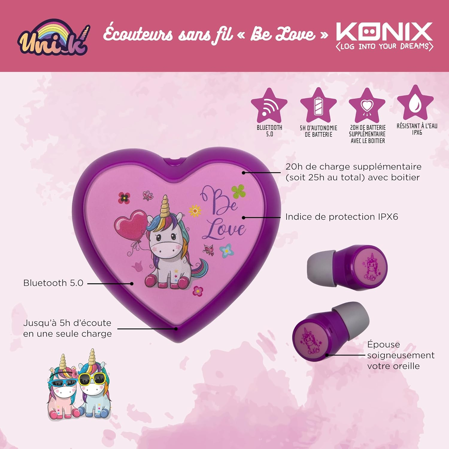 KX UNIK BE Love TWS Earphones image number 4