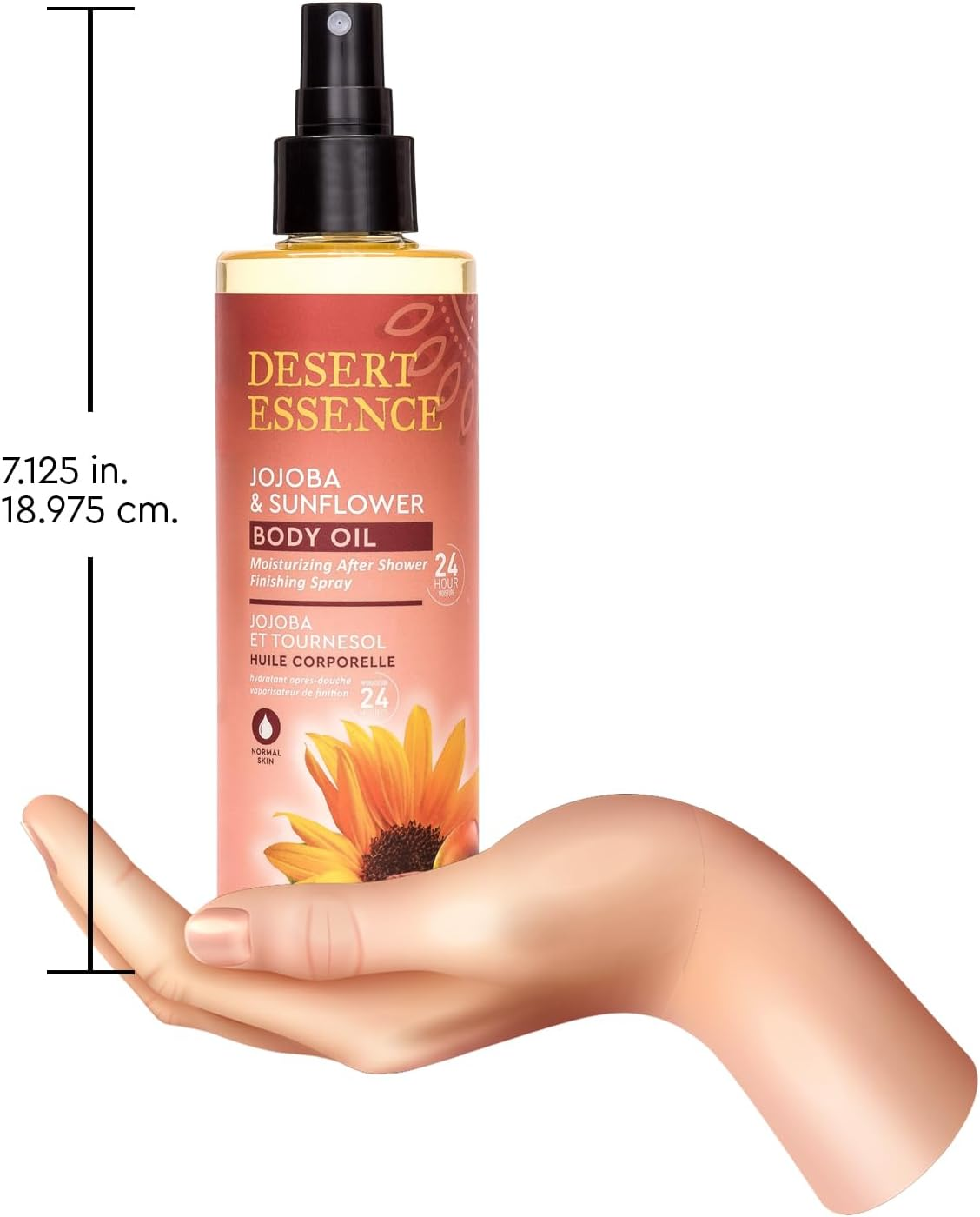 Desert Essence - Body Oil Jojoba & Sunflower - 8.28 Fl. Oz. image number 6