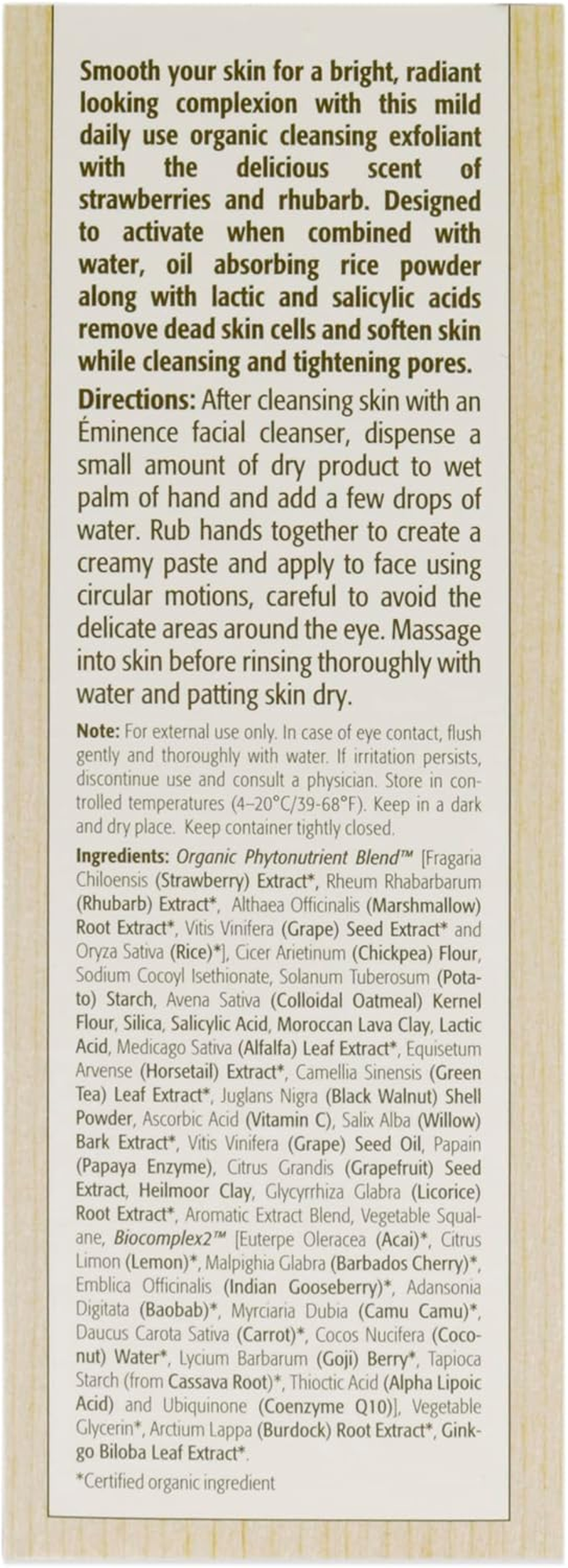 Eminence Strawberry Rhubarb Dermafoliant, 4.2 Ounce image number 2