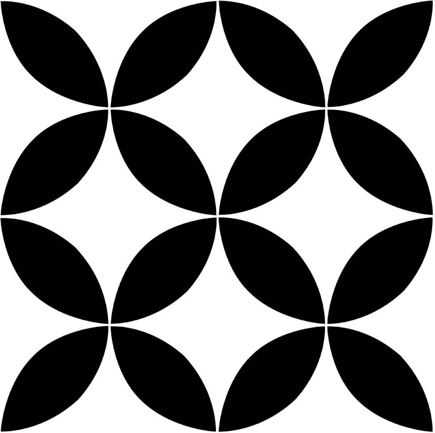 Floorpops FP3301 Starlight Peel & Stick Floor Tiles, Black image number 6