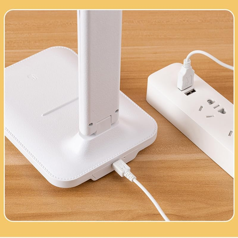 Touch LED Desk Lamp Eye-Caring Table Lamp Bedside Study Reading Table Light USB Ports Dimmable for Study, Reading, Crafting, Sewing, Computer Work image number 5