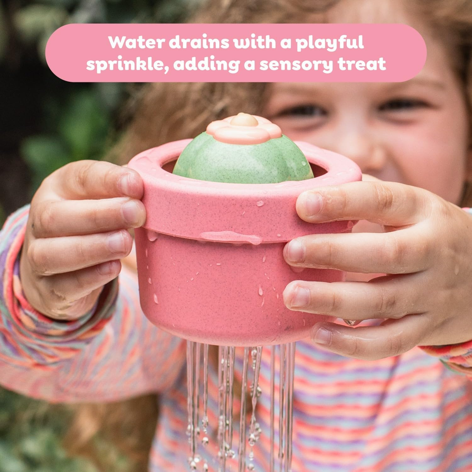 Tiger Tribe Bath Pop-Up Cactus, Bath Toy, Sensory Water Play, Open Ended Play, Cute Kawaii Cactus Character, ECO Materials, Ages 0-4 Years. image number 5