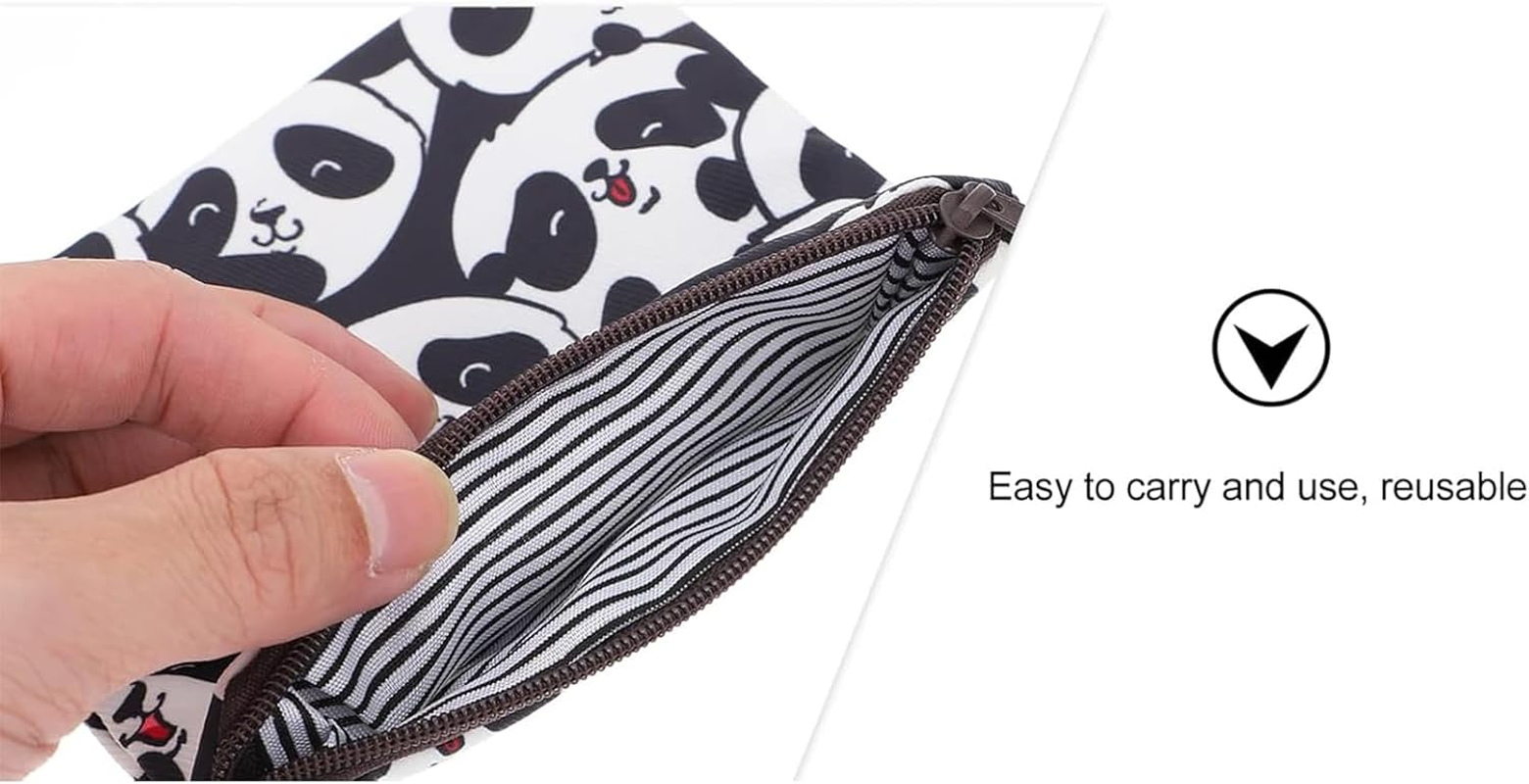 Ksngtixe 2Pcs Cute Cartoon Sanitary Napkin Storage Bag for Teens, Portable Small Period Pouch for School & Travel, Waterproof Feminine Products Organizer (Adorable Design) image number 4