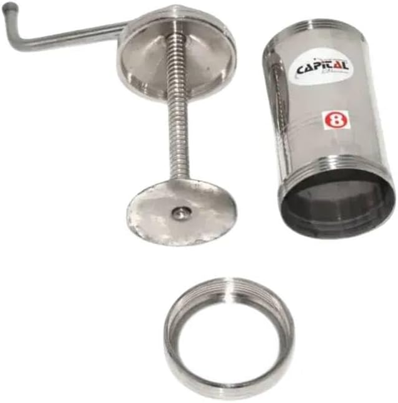 Stainless Steel Sev Sancha, Snack/Murukku/Noodle Maker with with Multiple Discs 6 Net image number 4