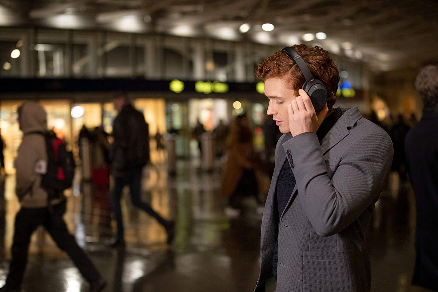 Sony WH1000XM4 Noise Canceling Wireless Headphones with Alexa Voice Control, up to 30 Hours Battery Life, Black (Pack of 3)