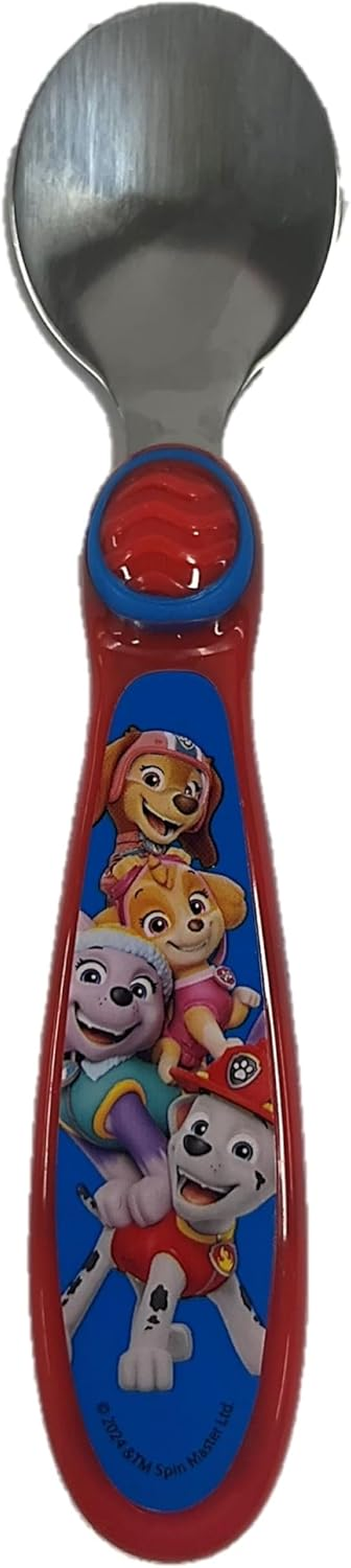 The First Years Paw Patrol Mealtime Set with Divided Suction Plate Bowl and Spoon (3 Piece) image number 4