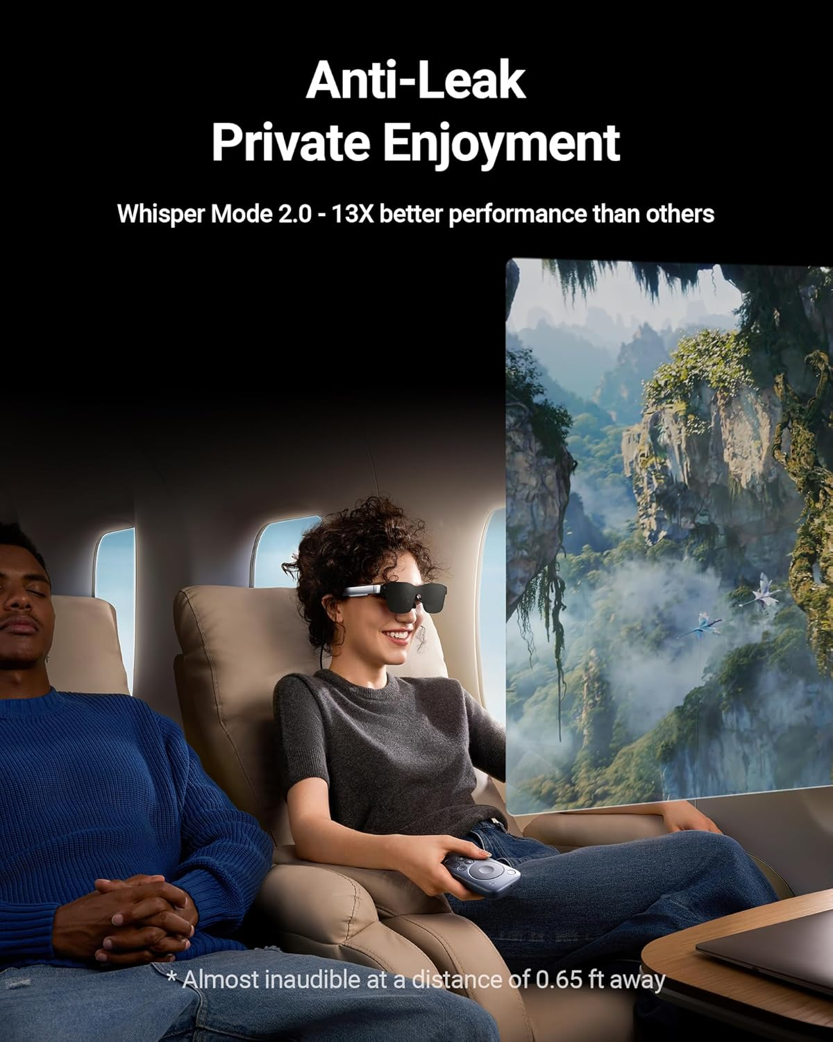 RAYNEO Air 2S XR Glasses - Smart Glasses with 201" Micro OLED, XR Glasses 120Hz 600Nits Brightness-2024 New-Model. image number 6