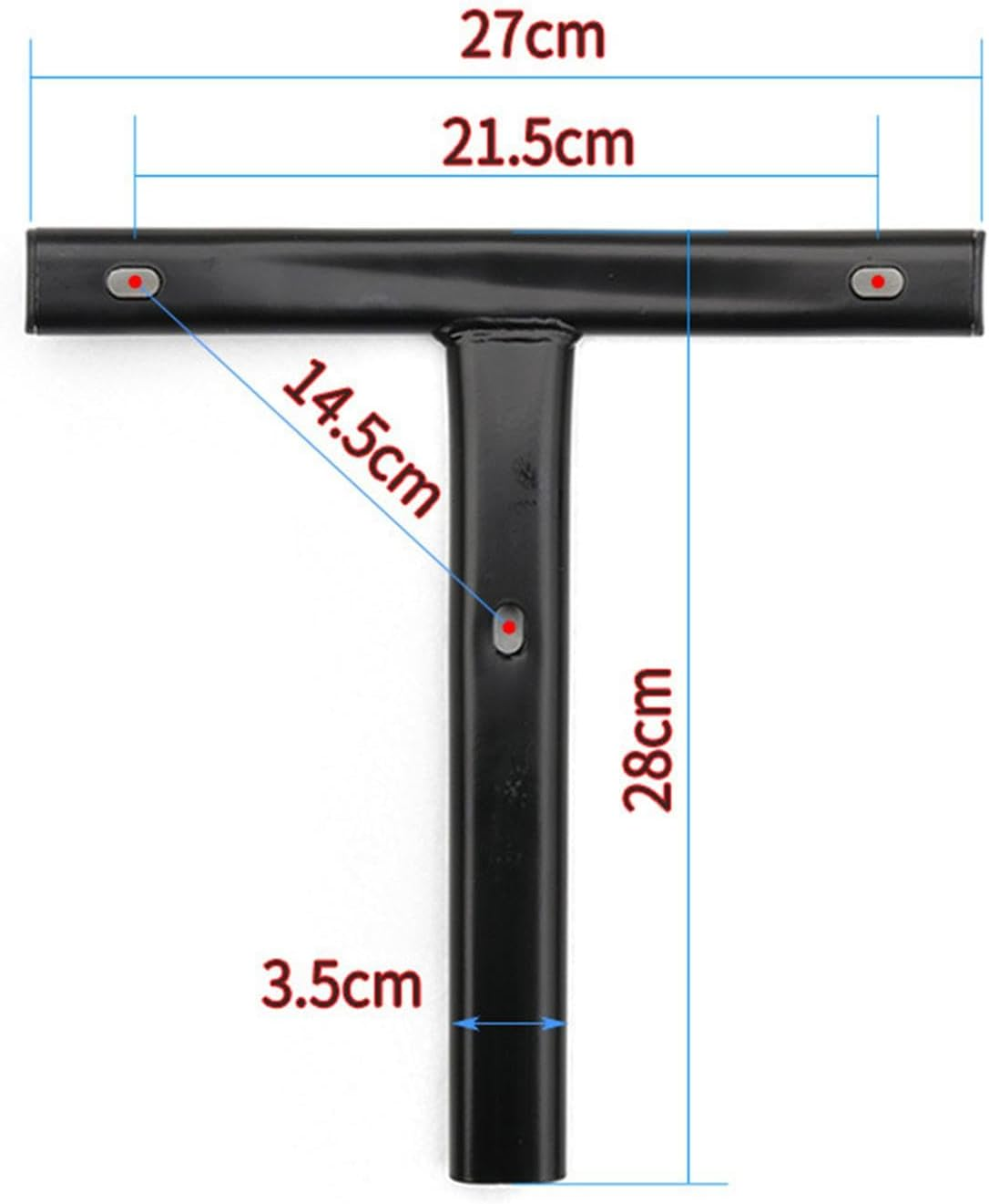 Household T Shaped Swivel Chair Back Support Rod Sturdy Stable Practical for Gaming Chairs Backrest Chair Parts image number 4