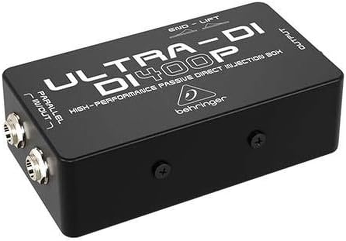 Behringer DI400P DI400P Behringer Ultra-Di DI400P High-Performance Passive Di-Box, Black image number 2