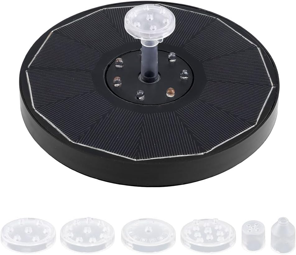 Gardeon Floating Solar Pond Water Fountain Pump Outdoor Fountains LED Light image number 2