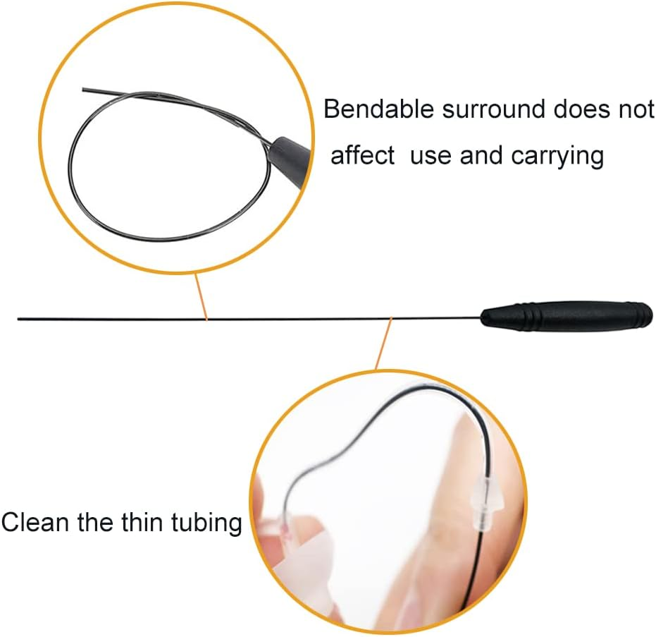 12 Pieces Hearing Aid Cleaning Kits, Hearing Amplifier Brush Tools with Wax Loop and Magnet Suitable for Earbuds,Headphones,Airpods Cleaner Brush Kits with Storage Case image number 2