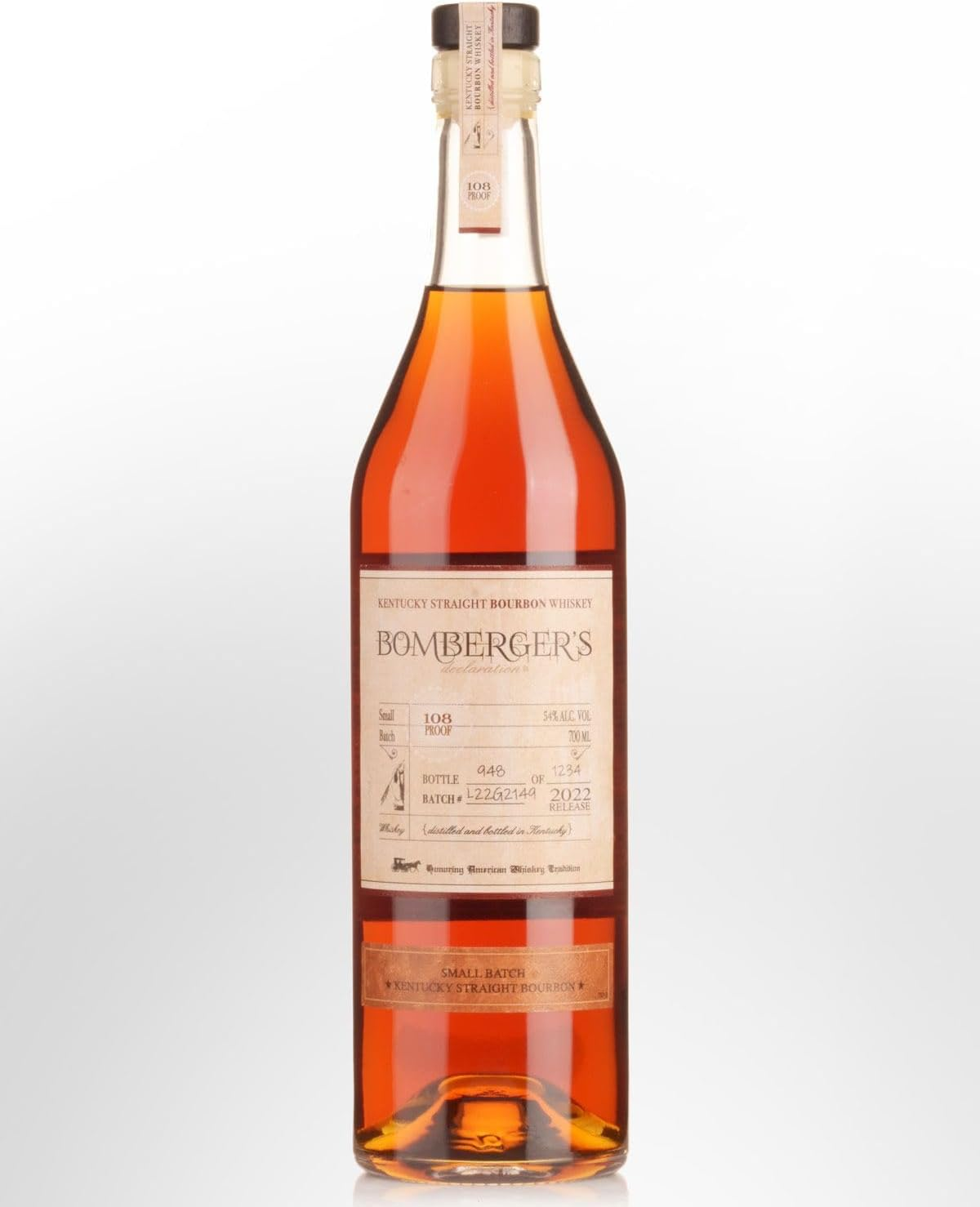 Bombergers Declaration 2022 Bourbon Whiskey 700Ml