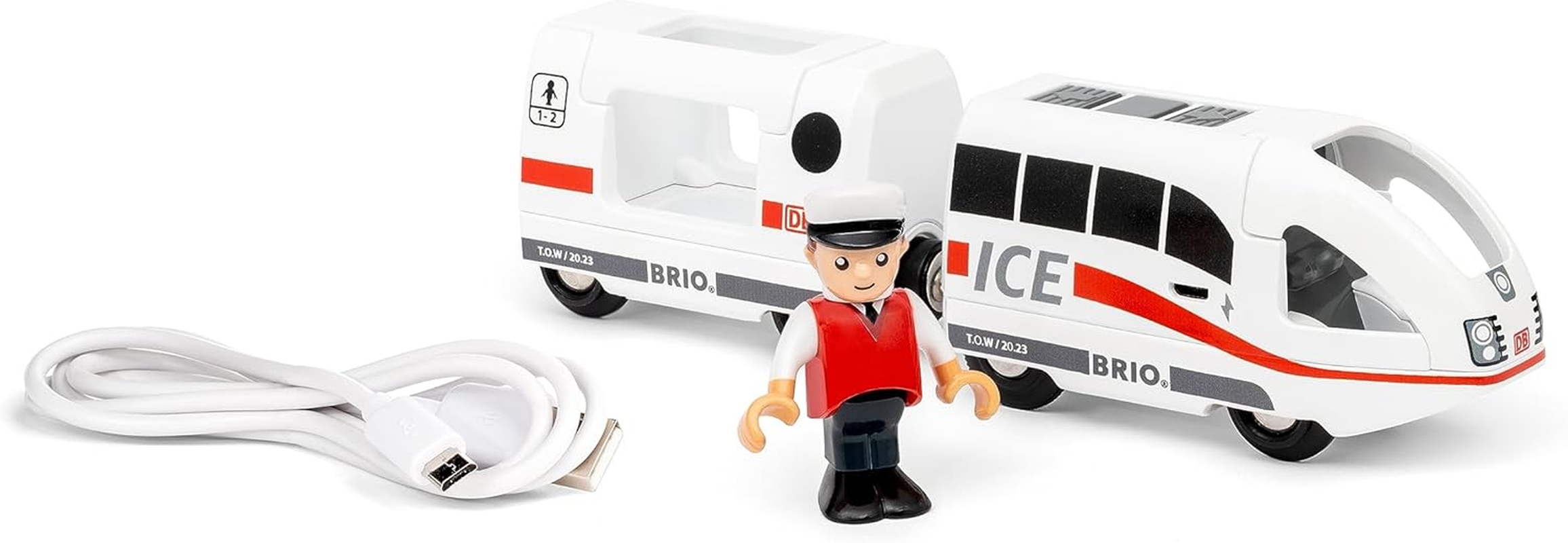 BRIO - ICE Rechargeable Train 3 Pieces image number 1