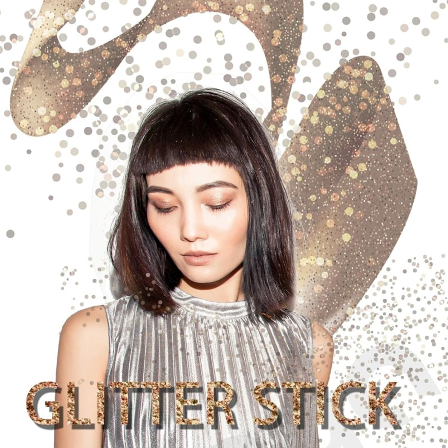 Enmart 2 Colors Body Glitter Stick, Sequins Glitter Gel Cream Face Paint, Nails Shimmer Cosmetic Long Lasting Diamond Liquid Sparkling Music Festival Art Rave Makeup for Body Face Eye Hair Lip, 16G - C001 image number 6