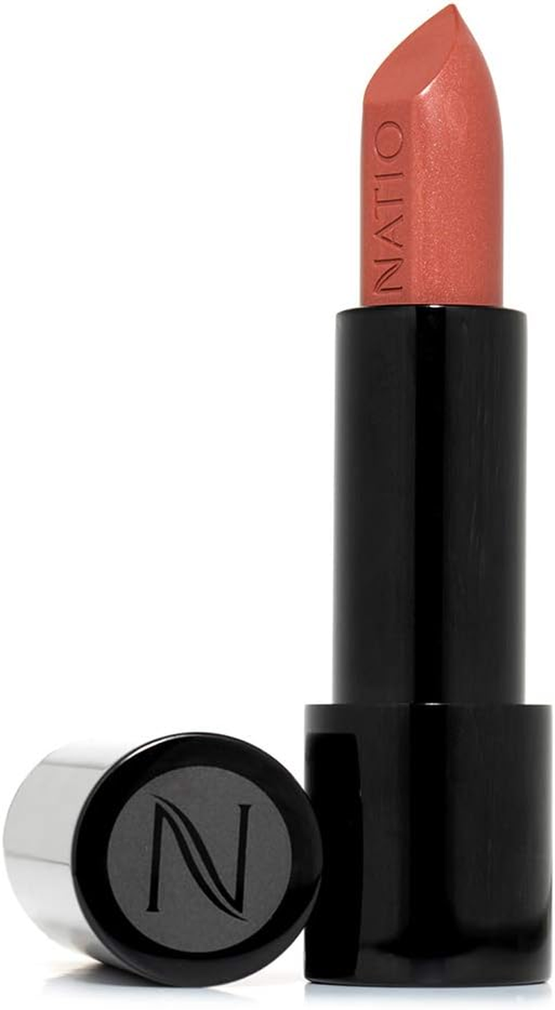 Natio Australia Lip Colour Sunset 4G - Satin Finish Warm Nude Peach Lipstick, Creamy & Long-Wearing Formula - Made in Australia